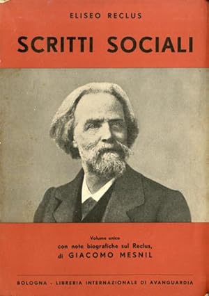 Image du vendeur pour Scritti sociali. mis en vente par BFS libreria