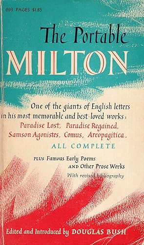 Seller image for The Portable Milton for sale by A Cappella Books, Inc.