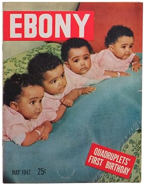 Ebony Magazine May, 1947 Quadruplet's First Birthday Cover