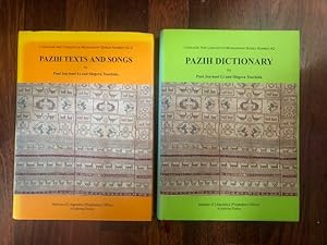 Bild des Verkufers fr Pazih Texts and Songs & Pazih Dictionary (2 books) Language and Linguistics Monograph Series A2 and A2-2 zum Verkauf von The Groaning Board