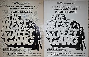 Immagine del venditore per The West Street Gang NYC Musical Signed and Unsigned Poster large venduto da Gay Historical