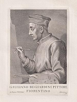 Bild des Verkufers fr Giuliano Bugiardini Pittore Fiorentino" - Giuliano Bugiardini (1476-1555) Italian painter Maler Firenze Florenz Italien Italy Renaissance Portrait zum Verkauf von Antiquariat Steffen Vlkel GmbH