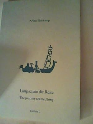 Seller image for Lang schien die Reise. Gedichte in deutscher und englischer Sprache for sale by ANTIQUARIAT FRDEBUCH Inh.Michael Simon
