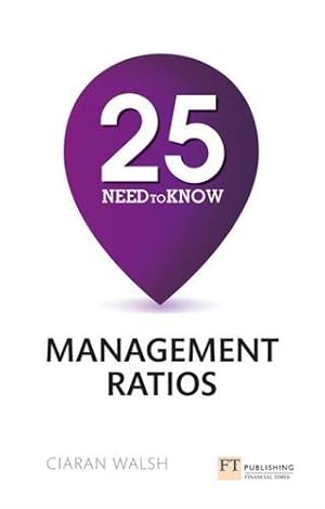 Seller image for 25 Need-to-know Management Ratios for sale by GreatBookPricesUK