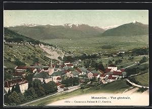 Carte postale Monnetier, Vue générale