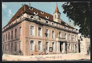 Carte postale Belfort, Hotel de Ville