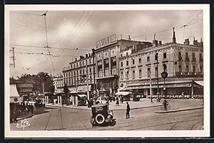 Carte postale Toulouse, Avenue et Carrefour Jean Jaurès, Théatre des Variétés