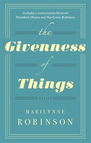 Imagen del vendedor de Givenness of Things a la venta por GreatBookPricesUK