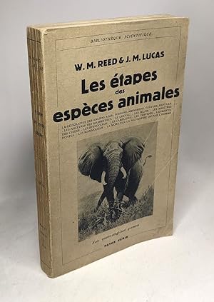 Les étapes des espèces animales