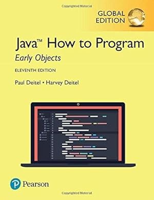 Seller image for Java How To Program, Early Objects, Global Edition 11 ed for sale by GreatBookPricesUK