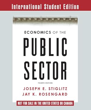Seller image for Economics of the Public Sector for sale by GreatBookPricesUK