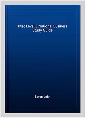 Imagen del vendedor de Btec Level 3 National Business Study Guide a la venta por GreatBookPricesUK