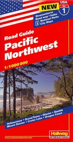 Bild des Verkufers fr Hallwag Road Guide Pacific Northwest zum Verkauf von GreatBookPricesUK