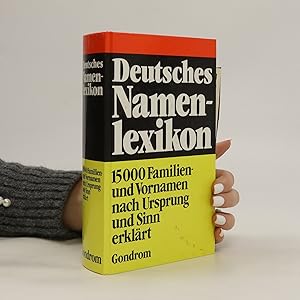 Seller image for Deutsches Namenlexikon for sale by Bookbot