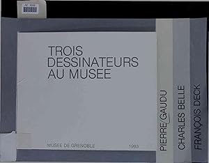 Bild des Verkufers fr Trois Dessinateurs au Muse. zum Verkauf von Antiquariat Bookfarm