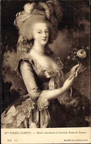 Künstler Ansichtskarte / Postkarte Vigee-Lebrun, Marie-Antoinette, Königin von Frankreich, Portrait