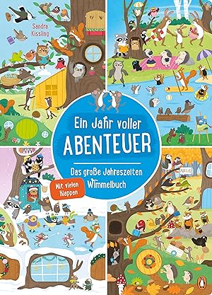 Bild des Verkufers fr Ein Jahr voller Abenteuer - Das grosse Jahreszeiten-Wimmelbuch zum Verkauf von moluna