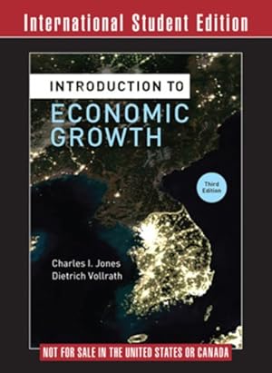 Imagen del vendedor de Introduction to Economic Growth a la venta por GreatBookPricesUK