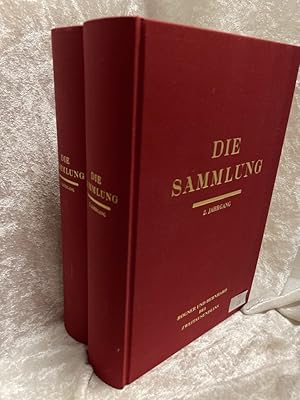 Bild des Verkufers fr Die Sammlung. Literarische Monatsschrift unter dem Patronat von Andr Gide, Aldous Huxley, Heinrich Mann. 2 Bnde. 1. Jahrgang 1934 und 2. Jahrgang 1935 Literarische Monatsschrift unter dem Patronat von Andr Gide, Aldous Huxley, Heinrich Mann. 1. Jahrgang 1934 und 2. Jahrgang 1935 zum Verkauf von Antiquariat Jochen Mohr -Books and Mohr-