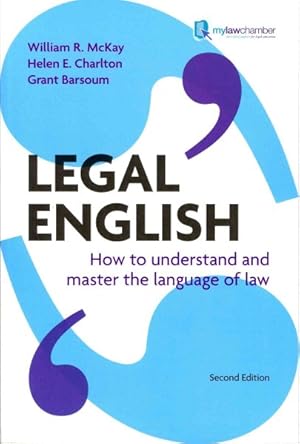 Imagen del vendedor de Legal English : How to Understand & Master the Language of Law, Uk Edition a la venta por GreatBookPricesUK