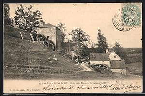 Carte postale Châtillon, Les Moulins
