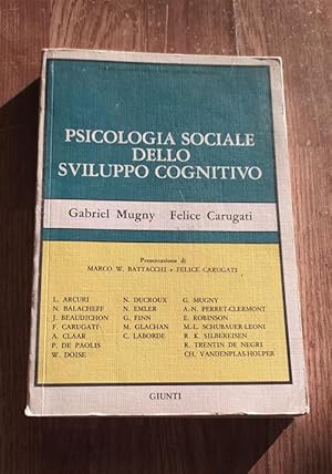 Bild des Verkufers fr Psicologia Sociale Dello Sviluppo Cognitivo zum Verkauf von Piazza del Libro