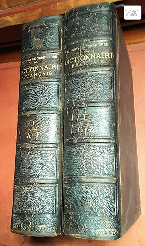 Seller image for DICTIONNAIRE FRANCAIS ILLUSTRE ET ENCYCLOPEDIE UNIVERSELLE- 2 TOMES EN 2 VOLUMES- TOME 1: A-F - TOME 2: G-Z for sale by Antiquariat Hollmann