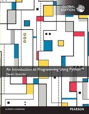 Imagen del vendedor de An Introduction To Programming Using Python, Global Edition a la venta por GreatBookPricesUK