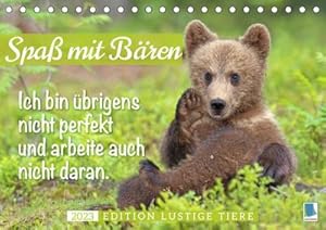 Bild des Verkufers fr Spa mit Bren: Edition lustige Tiere (Tischkalender 2023 DIN A5 quer): Bren: Meister Petz, freche Sprche und humorvolle Tierportrts (Monatskalender, 14 Seiten ) (CALVENDO Tiere) zum Verkauf von Rheinberg-Buch Andreas Meier eK