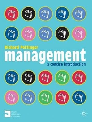 Bild des Verkufers fr Management: A Concise Introduction zum Verkauf von WeBuyBooks