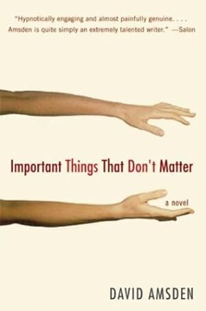 Seller image for Important Things That Don't Matter: A Novel by Amsden, David [Paperback ] for sale by booksXpress