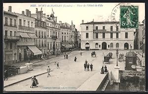 Carte postale Mont-de-Marsan, Place de l`Hôtel-de-Ville