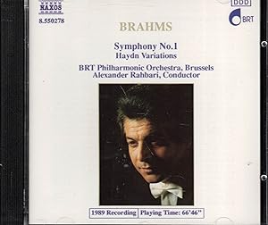 Image du vendeur pour Brahms Symphony No. 1. Haydn Variations. BRT Philharmonic Orchestra Brussels (Naxos CD) mis en vente par Paderbuch e.Kfm. Inh. Ralf R. Eichmann