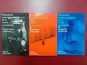 Panoramas contemporáneos de la teoría económica (3 tomos). Tomo I: Dinero, interés y bienestar. T...