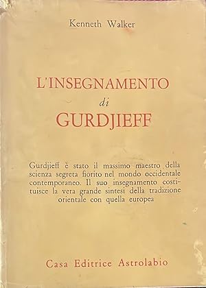 Seller image for L'insegnamento di Gurdjieff for sale by librisaggi