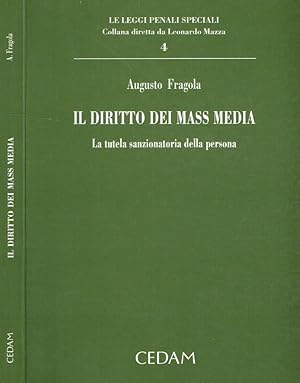 Bild des Verkufers fr Il diritto dei mass media La tutela sanzionatoria della persona zum Verkauf von Biblioteca di Babele