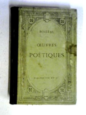 Seller image for Oeuvres Poetiques for sale by World of Rare Books