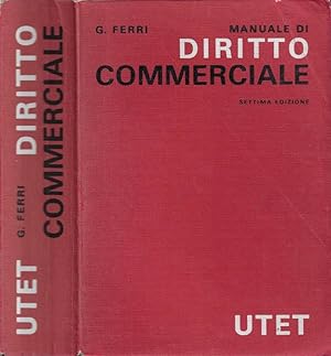 Immagine del venditore per Manuale di Diritto Commerciale venduto da Biblioteca di Babele