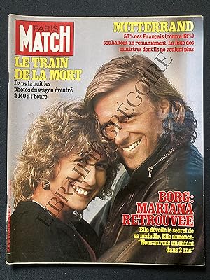 PARIS MATCH-N°1715-9 AVRIL 1982-MARIANA SIMIONESCU ET BJORN BORG