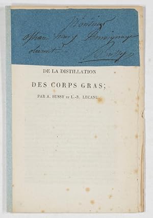 Nouvelles recherches sur les corps gras ; Suivies des Rapports de Thénard, Vauquelin et Chevreul ...