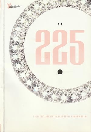 Seller image for DIE 225. Spielzeit AM NATIONALTHEATER MANNHEIM 2003 / 04 Spielzeitheft for sale by Programmhefte24 Schauspiel und Musiktheater der letzten 150 Jahre