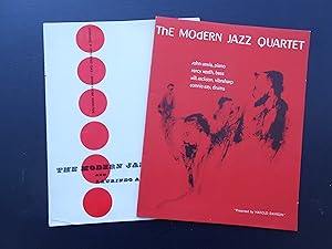 Seller image for Harold Davison presents THE MODERN JAZZ QUARTET (John Lewis Piano, Percy Heath Bass, Milt Jackson Vibraharp, Connie Kay Drums) on a tour of Great Britain September-October 1961 / The MJQ and Laurindo Almeida (No date c1960). Two Souvenir Programmes. for sale by J. R. Young
