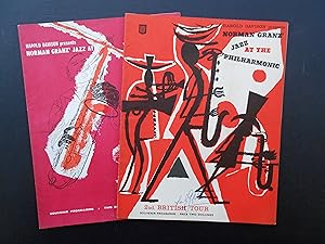 Seller image for Harold Davison presents Norman Granz' "JAZZ AT THE PHILHARMONIC" Second British Tour, May 2nd-May 17th 1959 / Third British Tour March 1960. Two Souvenir Programmes. for sale by J. R. Young