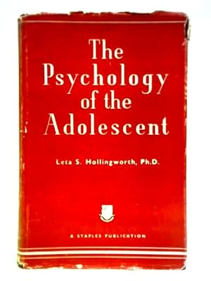 Imagen del vendedor de The Psychology of the Adolescent a la venta por World of Rare Books