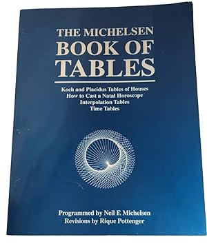 Seller image for The Michelsen Book of Tables Koch and Placidus Tables of Houses How to Cast a Natal Horoscope Interpolation Tables Time Tables for sale by Orphaned Artifacts LLC