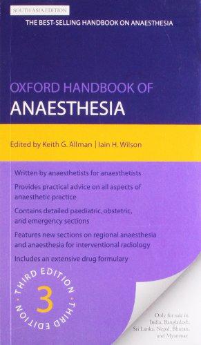 Bild des Verkufers fr Oxford Handbook of Anaesthesia zum Verkauf von WeBuyBooks