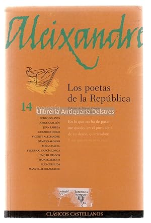 Bild des Verkufers fr Los poetas de la Repblica. zum Verkauf von Llibreria Antiquria Delstres