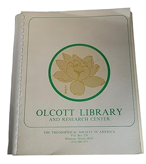 Seller image for OLCOTT LIBRARY and RESEARCH CENTER ANNOTATED READING LIST for sale by Orphaned Artifacts LLC