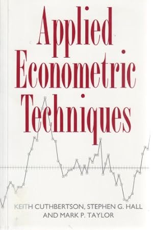Imagen del vendedor de Applied Econometric Techniques a la venta por WeBuyBooks