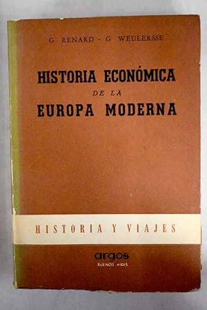 Seller image for Historia econmica de la Europa moderna for sale by Alcan Libros